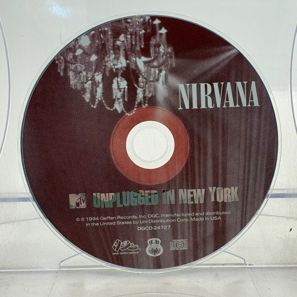 Nirvana MTV Unplugged in New York CD 1994 Geffen Records DGCD-24727 Grunge Rock